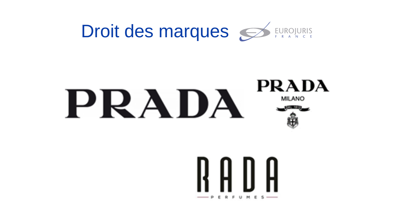 Marques Rada versus Prada : attention à la confusion 