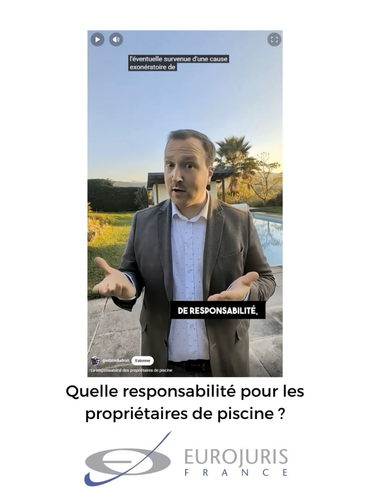 Responsabilité des propriétaires de piscine Responsabilité des propriétaires de piscine